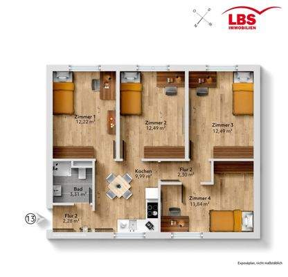Grundriss - WG-Konzept