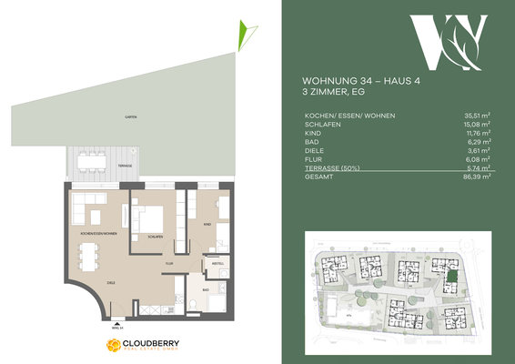 WIDOliving - Grundriss WE 34