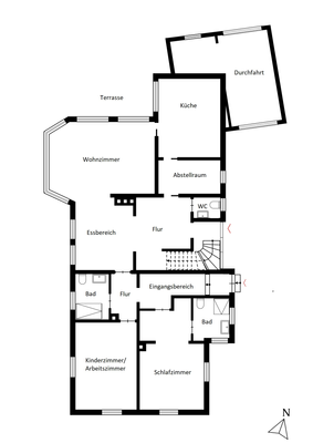 Bestandgrundriss Erdgeschoss