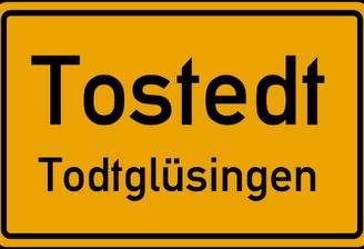 Ortsschild Tostedt