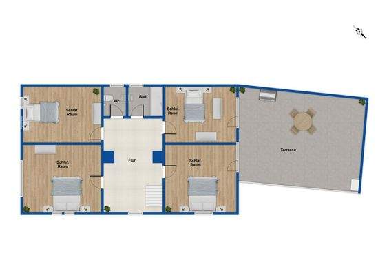 Grundriss Obergeschoss