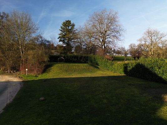 Wiesenfläche inkl Terrassiertem Bereich