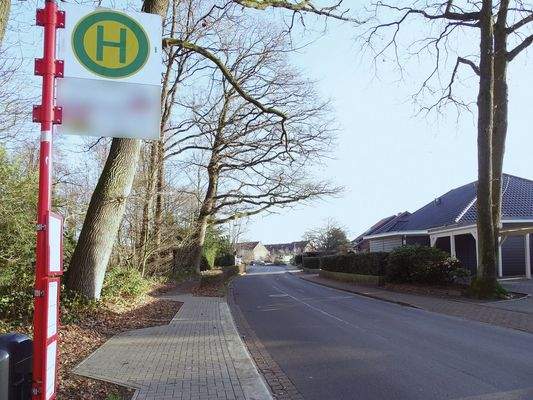 Bushaltestelle in der Nähe
