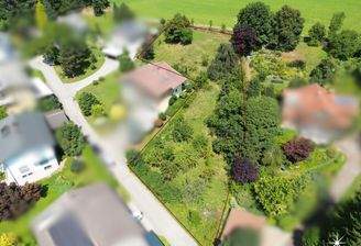 Grundstück von oben.