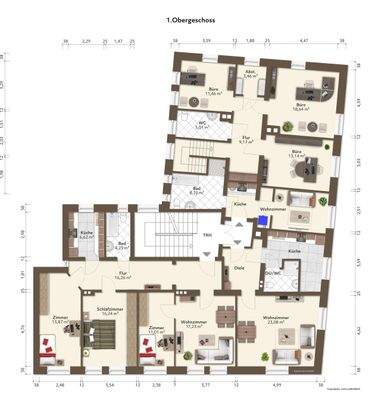 Grundriss 1. Obergeschoss