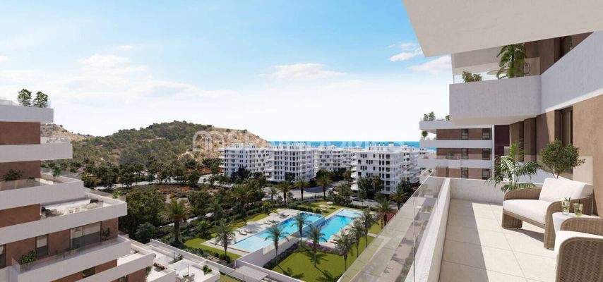 Stylish Flats in a Complex near the Beach in Alicante Villajoyosa