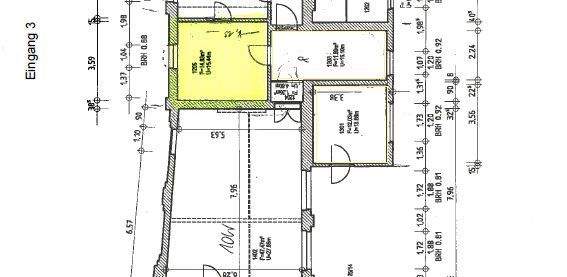 Grundriss - Eingang 3