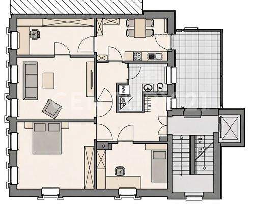 Grundriss 2. Obergeschoss