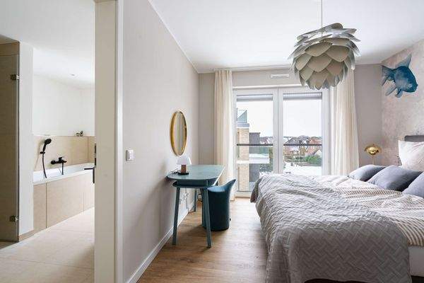 Beispiel für das Schlafzimmer 1 mit Bad en Suite