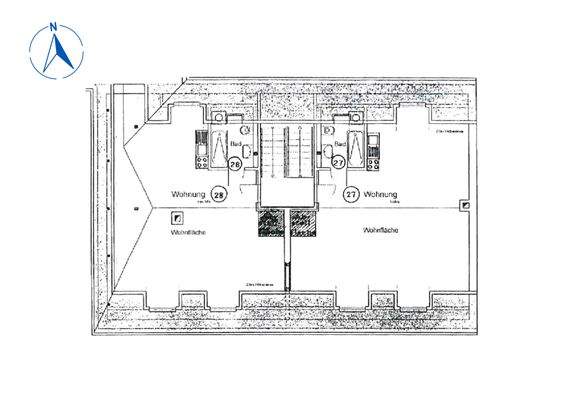 Etagenplan Dachgeschoss