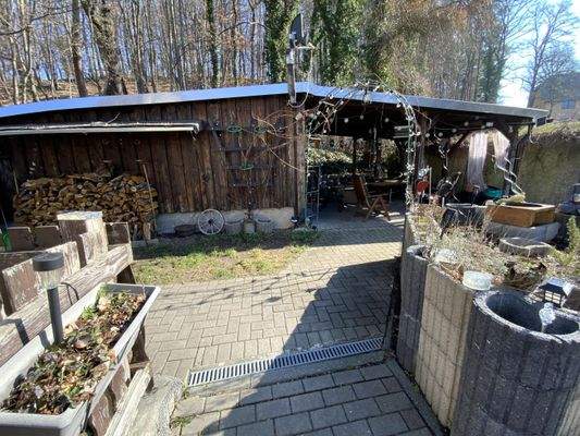 Überdachter Freisitz