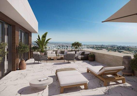 Sea View Apartments with Large Terraces in Estepona