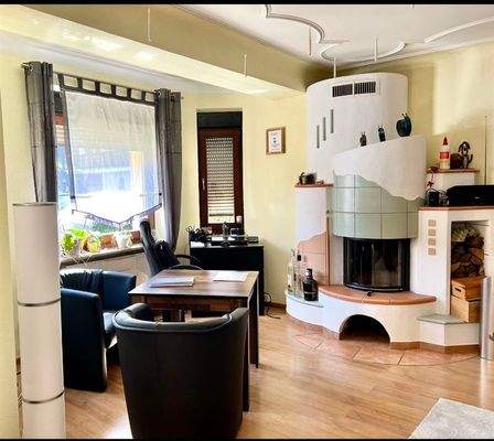 Wohnbereich mit Kaminofen