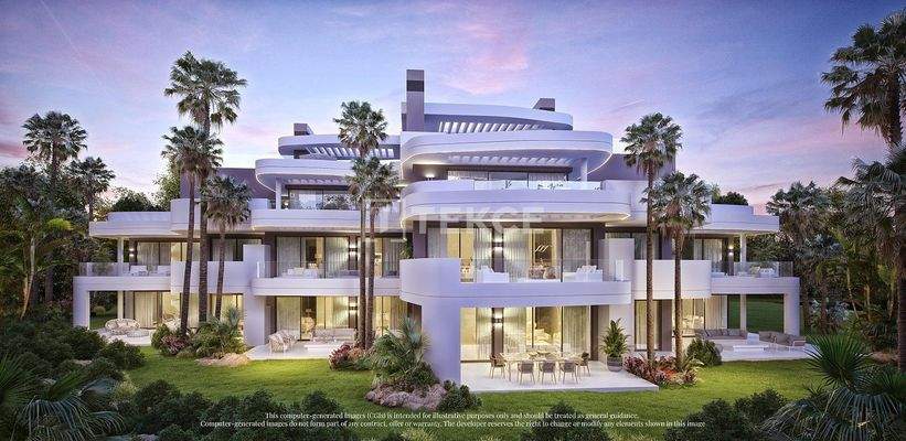 New Built Flats in Complex with Health Club in Marbella Ojen