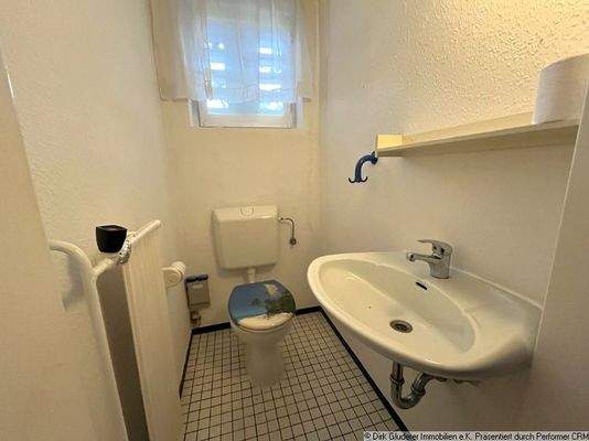 Gäste-WC im Erdgeschoss