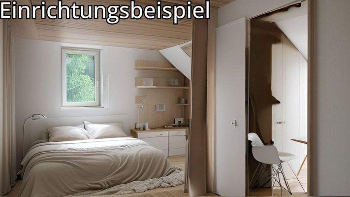Schlafzimmer mit Ankleide - Beispiel