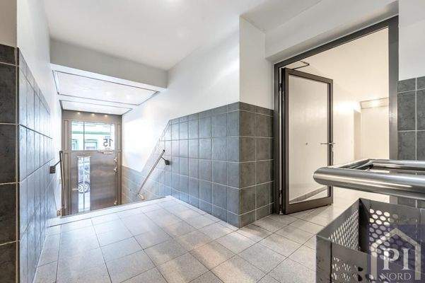 Eingansbereich im Treppenhaus