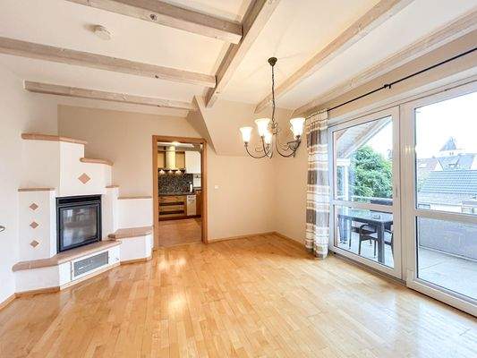 Wohn- Essbereich im Obergeschoss