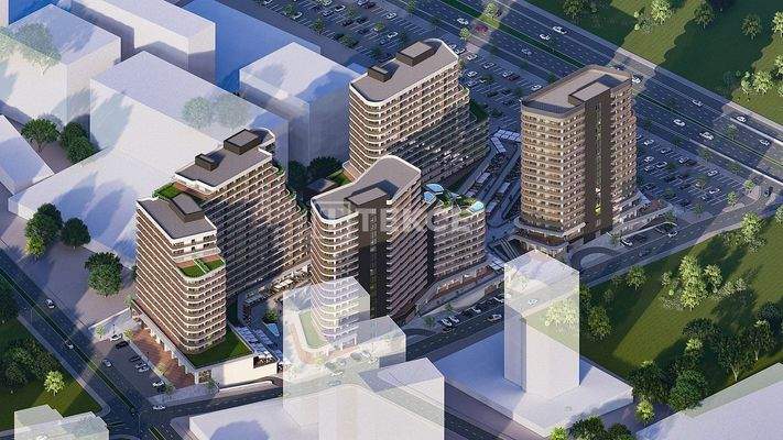 Apartments in a Mixed-Use Project with Indoor Pool in Ankara