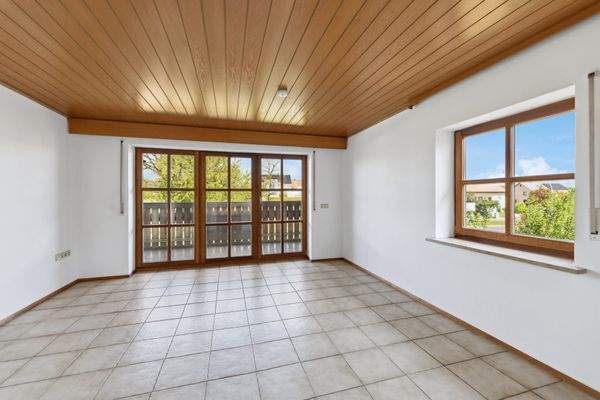 Wohnzimmer 1.OG mit Balkon