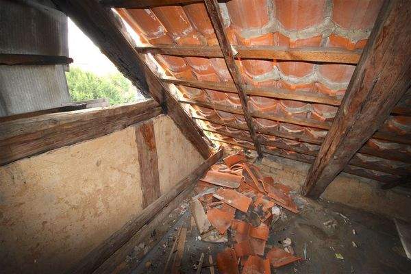 Brandstelle Außenfassade