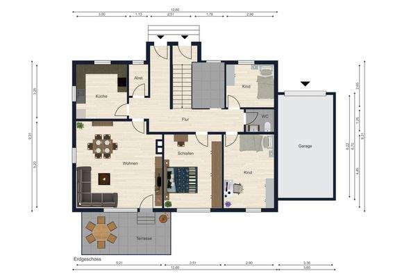 Grundriss Erdgeschoss