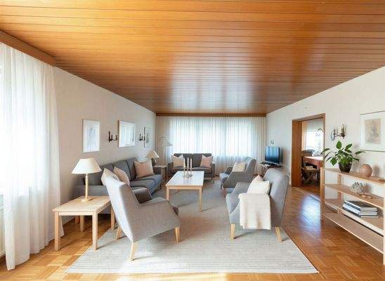 Wohnzimmer - (KI generiert)