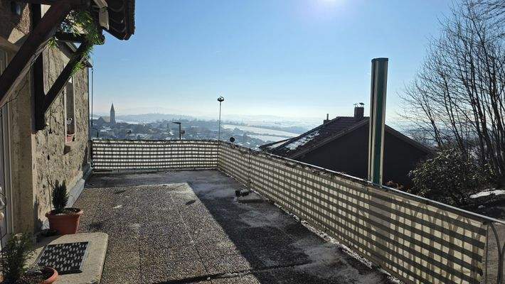 Aussicht vom Eingangsbereich rechte Haushälfte