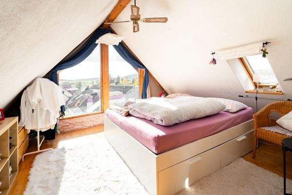 Traumhafter Ausblick im Dachgeschoss