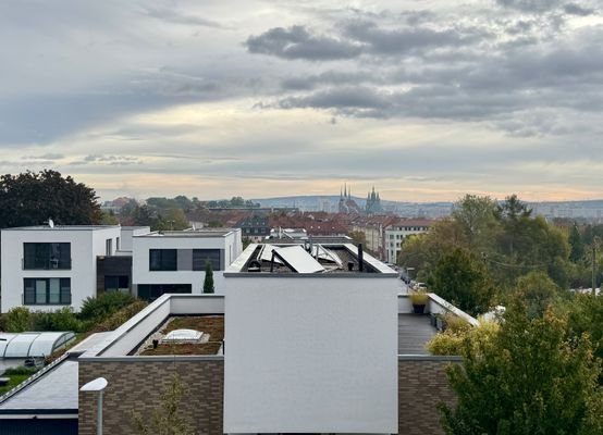 Ausblick von der Dachterrasse