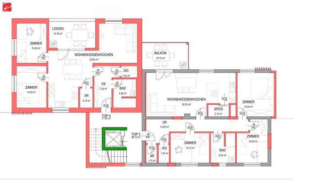 Grundriss - Pischelsdorf 217