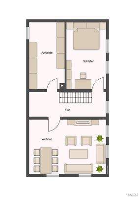 Grundriss Obergeschoss