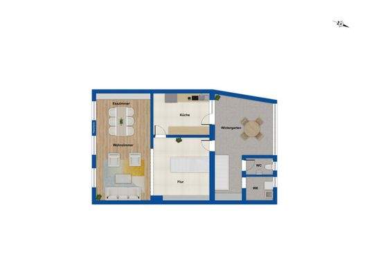 Grundriss Obergeschoss