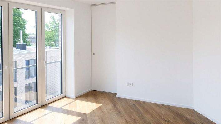 Schiebetür zum Schlafzimmer