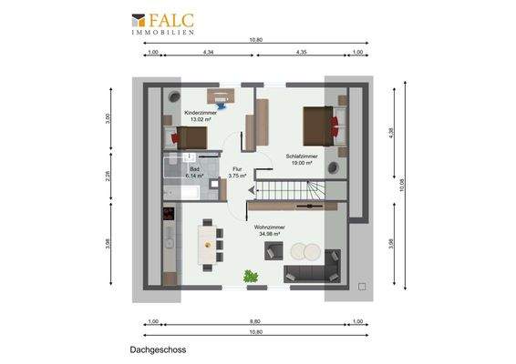 Grundriss Dachgeschoss