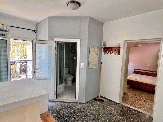 Kreta, Kritsa: Drei-stöckiges Dorfhaus mit zwei Schlafzimmern und schöner Aussicht