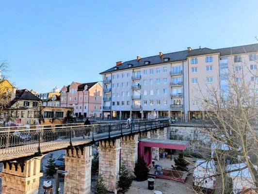 Wohngebäude von Außen