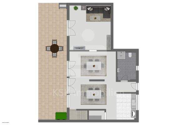 Hinteres Haus Außenbereich 