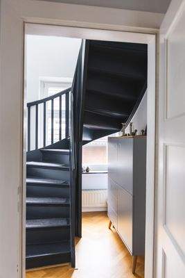 Treppenaufgang in das Dachgeschoss