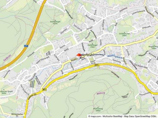 Geolyzer Kartenausschnitt