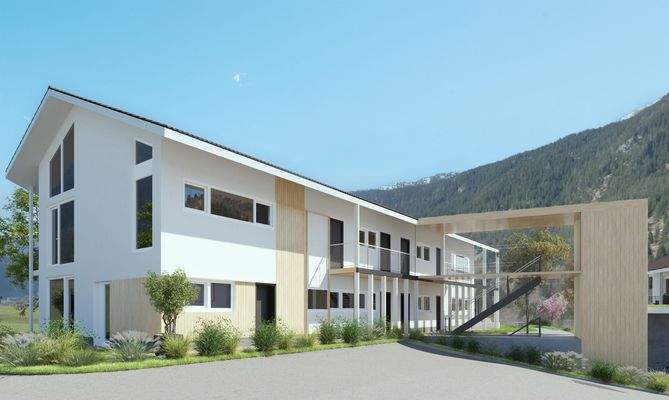 Ansicht Haus Süd links