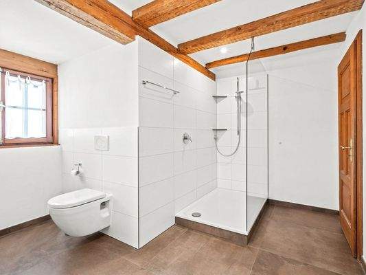 Bad/Dusche im Dachgeschoss