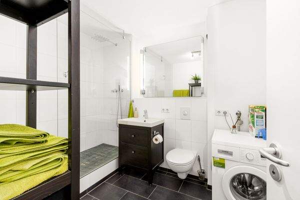 Duschbad mit WM-Anschluss