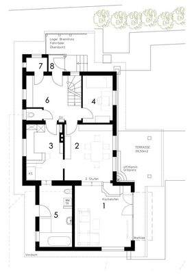 Grundrissplan/ Erdgeschoss