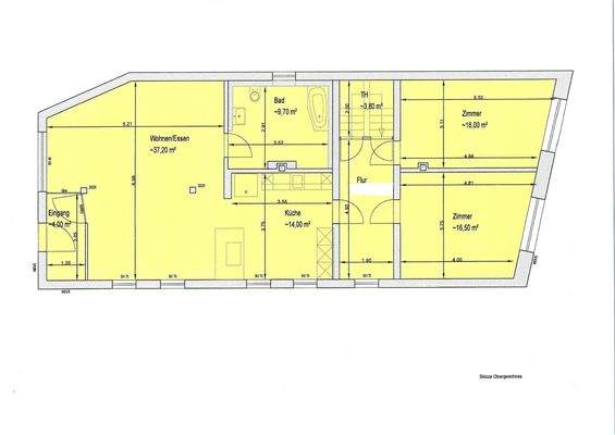 Grundriss Obergeschoss