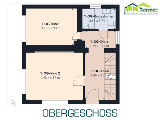 Grundriss Obergeschoss