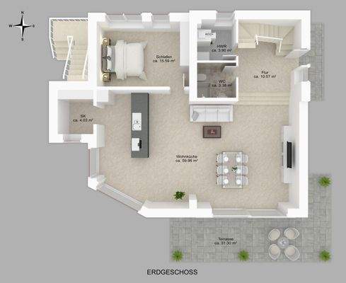 Grundriss Erdgeschoss