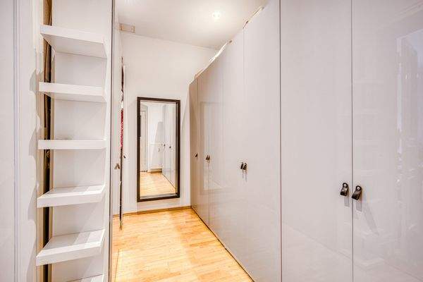 Ankleidebereich en Suite