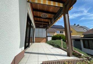 Blick auf die Terrasse
