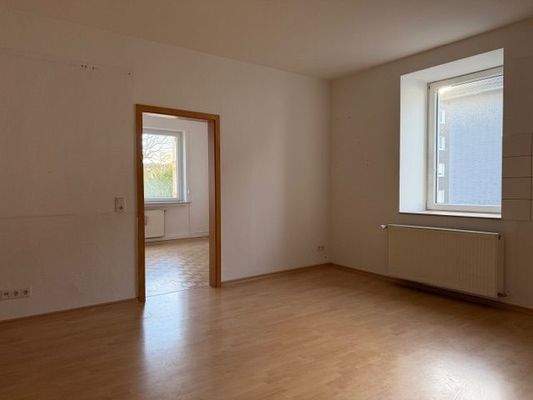 Blick Küche - Wohnzimmer